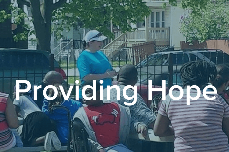 Providign Hope to the homeless in the Roseland community of Chicago