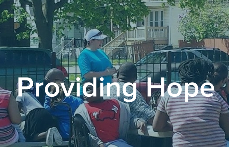 Providign Hope to the homeless in the Roseland community of Chicago