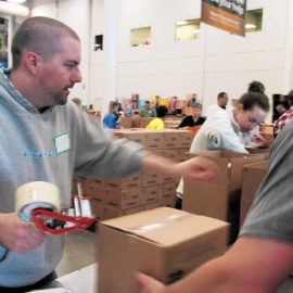 Reclaimed is providing Thanksgiving Dinner boxes to struggling families in the Minooka, Channahon area. 